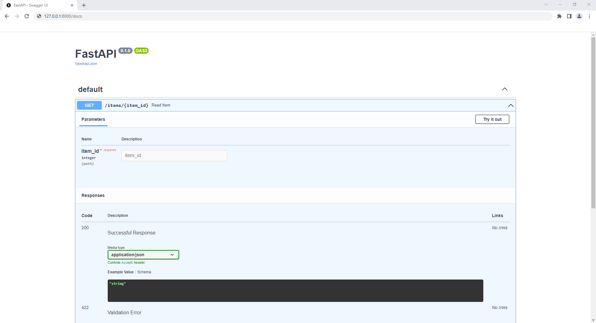 Swagger UI path parameters